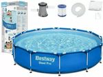 Bestway 12ft Steel Pro Swimming Pool- 366 x 76cm FREE Shipping