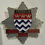 London Fire Brigade Veteran 44mm diameter pin badge
