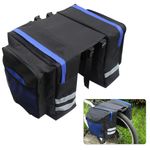 Waterproof Double Panniers Bag Bike Bicycle Cycling Rear Seat Trunk Rack Pack