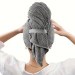 Microfiber Hair Towel Extra Large Quick Dry Wrap Ultra Absorbent Soft Turban