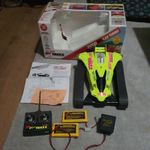  vintage Tyco Fast Traxx Yellow 1/14 Rc Car 1990s Vintage boxed working 
