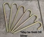 BUNDLE of 6 Strong STEEL Ground Stakes PEGS  BoUnCy CaStLe Marquee GAZEBO TENT