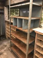 DEXION HEAVY DUTY SHELVING RACKING STEEL STORAGE INDUSTRIAL GARAGE VINTAGE OLD