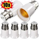 B22 to E27 Light Bulb Adapter – Edison Screw Lamp Converter Socket Holder UKview