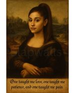 ARIANA GRANDE-SAINT - MONA LISA Lovely poster/print/wall art!