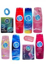 Fun Time Flavour Lubricant Water Based Gel Edible Sex Women Aid Bottle 75ml