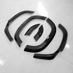 GLOSS BLACK WIDE FENDER WHEEL ARCH TRIMS BODY KIT FOR DEFENDER 110 L663 2020+ UK