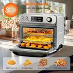 HYSapientia® 24L Air Fryer Oven With Rotisserie Large XXL, 10 in 1, 1800W