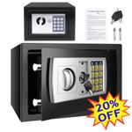 Digital Steel Safe Electronic Security Home Office Money Cash Jewelry Safety Box