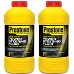 2 x Prestone Power Steering Fluid Corrosion Prevention For All Vehicles 355ml