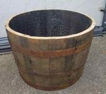 1 x OAK WHISKY PLANTER - FREE SHIPPING