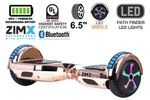 ROSE GOLD CHROME BLUETOOTH HOVERBOARD SEGWAY WITH LED WHEELS UL2272 CERTIFIED