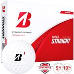BRIDGESTONE 2026 SUPER STRAIGHT GOLF BALLS – WHITE - DOZEN - MULTI-BUY DEALS !!