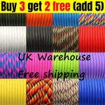 100FT 550 Paracord Parachute Cord Lanyard 7 Strand Core Tent Camping rope 2025