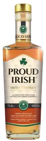 Proud Irish Single 3yo Irish Whiskey 70cl 40% abv