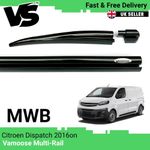 VAMOOSE MULTI AWNING RAIL MWB CITROEN DISPATCH 2016- CAMPER VAN C-TRACK BLACK