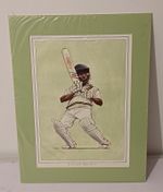 Duleep Mendis Cricket Caricature Print