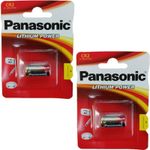 2 x Panasonic 3v  golf Bushnell V2 rangefinder Battery