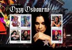 Tribute to OZZY OSBOURNE Black Sabbath Heavy Metal Music Stamp Sheet 2025 Guyana