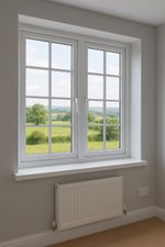 White uPVC Capping Board 2m 9mm Window Sill Cover 100-400mm End Caps Incl