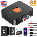NFC Bluetooth 6.0 Receiver Wireless Audio HiFi Music Adapter 3.5mm Jack AUX RCA