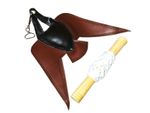 Bird Lure and creance for falconry training, Suede Leather, uk seller