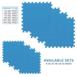 9/18/54x Swimming Pool Floor Protector Ground Mat Slip Resistance EVA Foam Base
