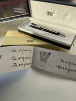 Dark Blue Mont Blanc Ballpoint Pen - Brand New - Next Day Dispatch