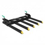 48 Inch Clamp Pallet Fork Attach For Tractor Bucket Loader Skid Steer Yard Waste