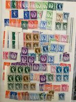 GB QEII 1952 - 1967 Mixed Sets of Wildings large job lot MNH unchecked