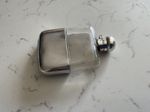 A RARE ANTIQUE SILVER PLATED GENTLEMAN’S WHISKEY HIP FLASK, EARLY 1900’s.