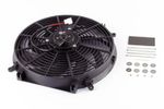 14" Radiator Cooling Fan Stainless Mounting Kit Push 12V 160W Intercooler Racing
