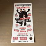THE PRODUCERS Mel Brooks Musical with Richard Kind 2026 Garrick Theatre Flyer