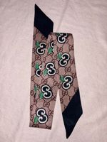 Gucci Silk Bandeu Brown Black Green Designer Men's Woven