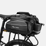 WEST BIKING Bicycle Rear Bag Hard Shell MTB Bike Pannier Rack Pack Carrier Bag