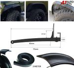 45mm 3 Meter Universal Wheel Trim Arch Extensions Fender Flares 4x4 Offroad Suv