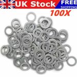 100X For Honda Oil Sump Washers - 94109-14000 Land Rover ALU1403L T3550605 SW30