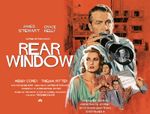 REAR WINDOW 1954 Quad poster print 30x40" Alfred Hitchcock James Stewart FREEP&P