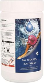 1 Kg STABILISED Chlorine Tablets for Hot Tubs, Spas, Pool Cleaning -  50 x 20g