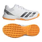 2026 adidas Howzat Spikeless White Cricket Shoes - White - FREE P&P