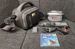 Sony Handycam DCR-DVD105E Handheld DVD Camcorder Silver With Extras TESTED 