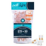 Paffright 270+30 Cigarette Filters Tips, Reusable, 5.25-6 mm