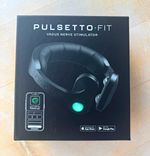 Pulsetto Fit Vagus Nerve Stimulator Neck Device, Black, Portable Rechargeable