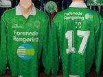Vintage Akademisk Boldklub Diadora 2003 Home #17 Guldborg Christensen Shirt Kit