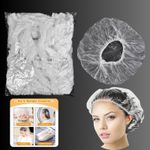 10-1000pcs Disposable Shower Bath Caps Hat Waterproof Clear Hair Free Delivery