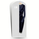 Hoesh Breathable 72" Long Bridesmaid Clothes Dress Cover  Mothproof Garment Bags