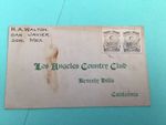 Mexico 1921 to Beverly Hills  United States postal cover Ref 64738