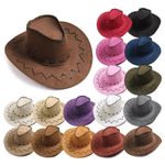 Texan Cowboy Hat Western Movie Fancy Dress Costume West Rodeo Christmas Gifts UK