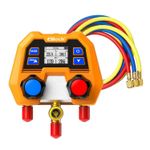 Elitech DMG-2SE+ Digital Manifold Gauge Set Pressure Gauge with Charging Hose