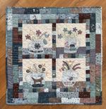 Lynette Anderson "Say It With Flowers " wallhanging (shop sample)